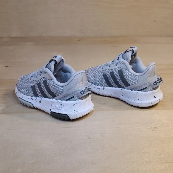 Adidas Racer 2.0 Gray Black Kids Athletic Shoes Art H04462 - Picture 5 of 10
